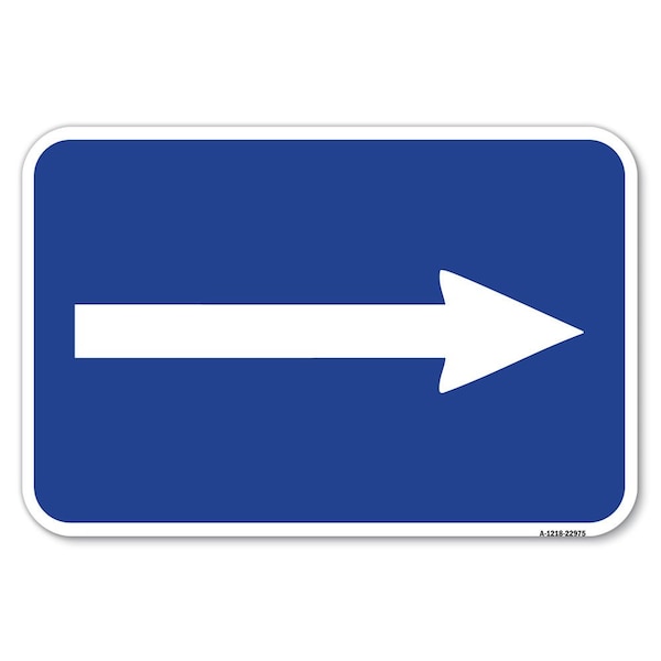 Safety Sign, 12 in Height, Aluminum, 18 in Length, 22975